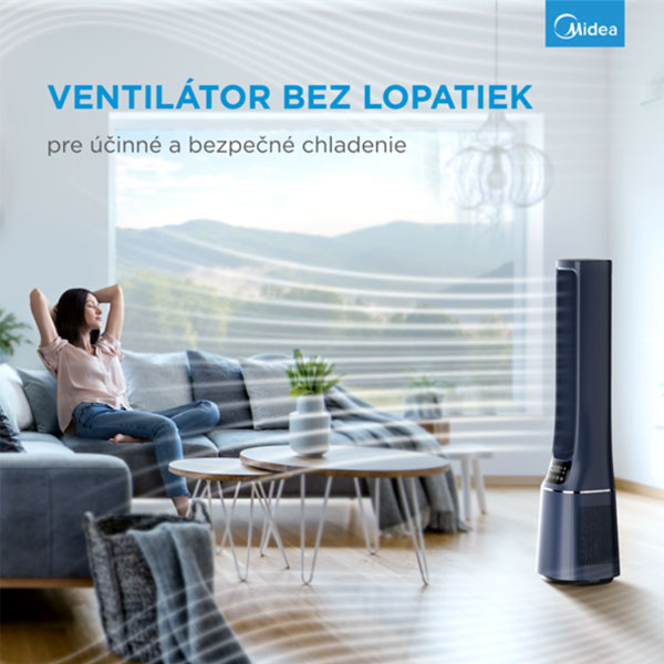 Midea Smart ventilátor a čistička vzduchu AMS150-PBW