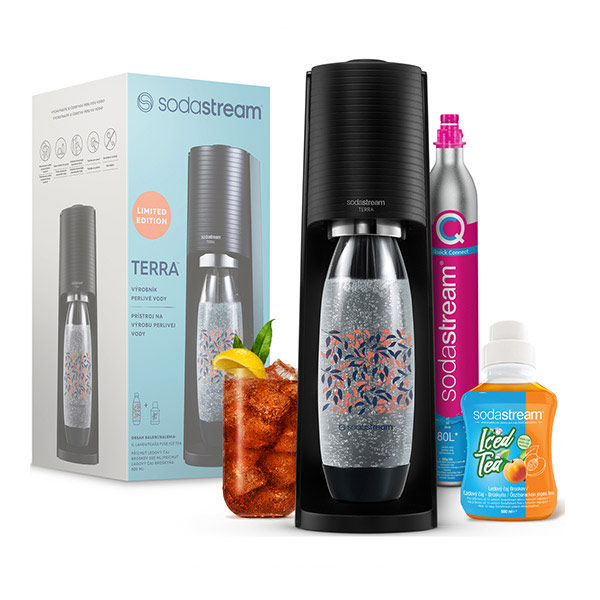 Sodastream Terra black Ice Tea Peach Megapack