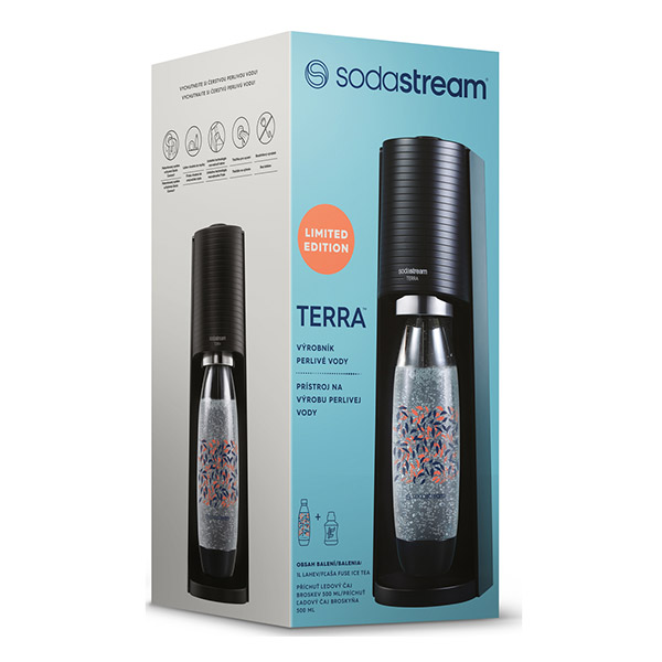 Sodastream Terra black Ice Tea Peach Megapack