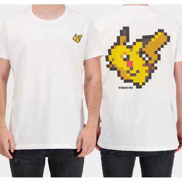 Tričko Pixel Pikachu (Pokémon) L