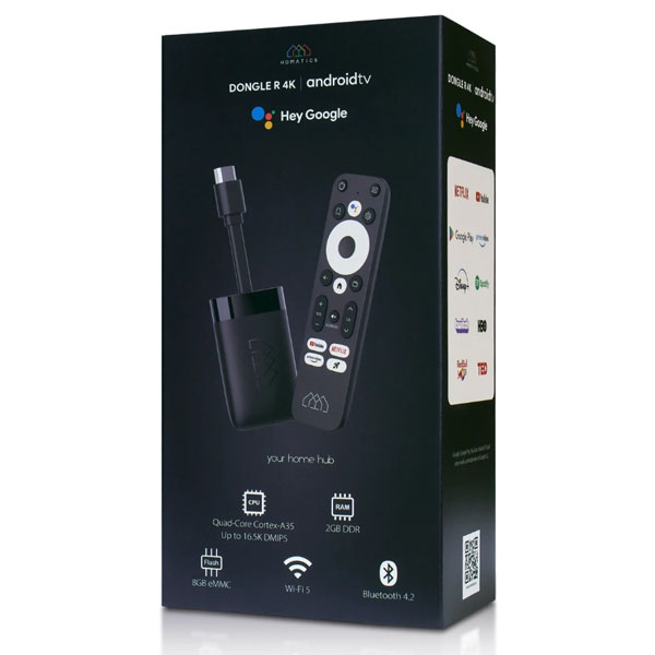 Homatics Dongle R - 4K Android TV Homatics Dongle R - 4K Android TV