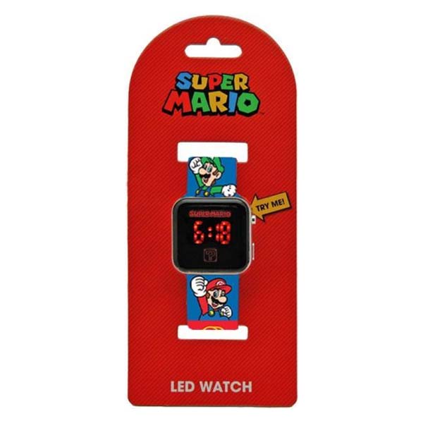 Kids Licensing dětské LED hodinky Super Mario Kids Licensing dětské LED hodinky Super Mario