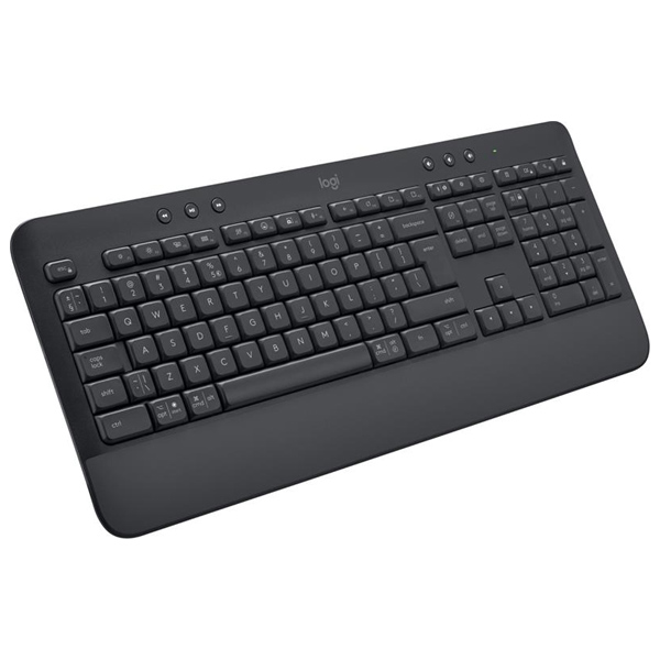 Logitech K650 Signature Wireless keyboard, CZ/SK, graphite