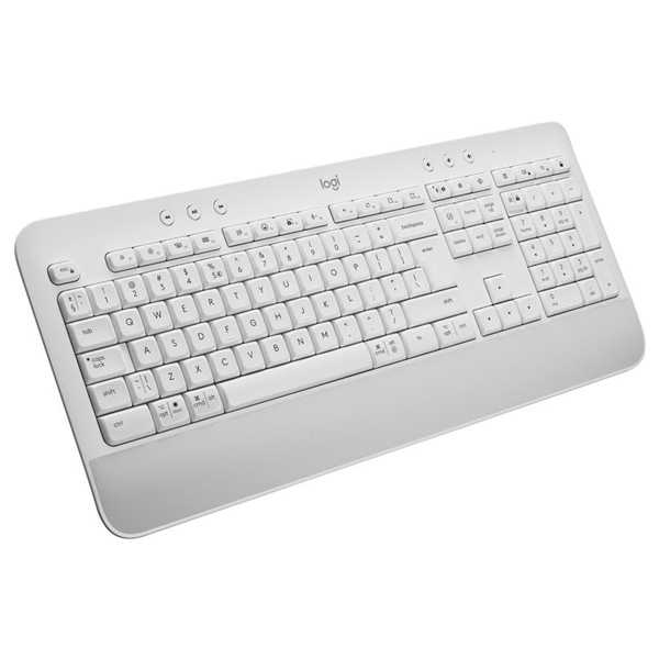 Logitech K650 Signature Wireless keyboard, CZ/SK, offwhite