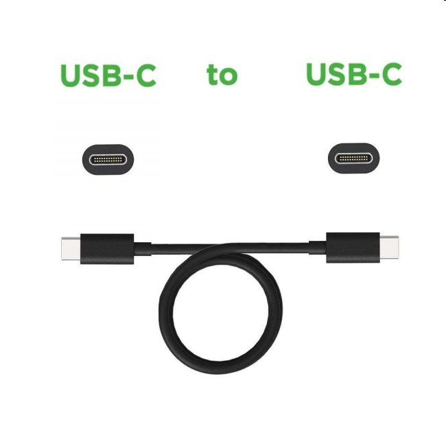 Motorola datový kabel USB-C na USB-C (3A, 2m), black