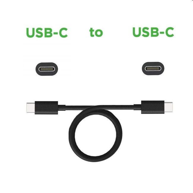 Motorola datový kabel USB-C na USB-C (6.5A, 1m), black Motorola datový kabel USB-C na USB-C (6.5A, 1m), black