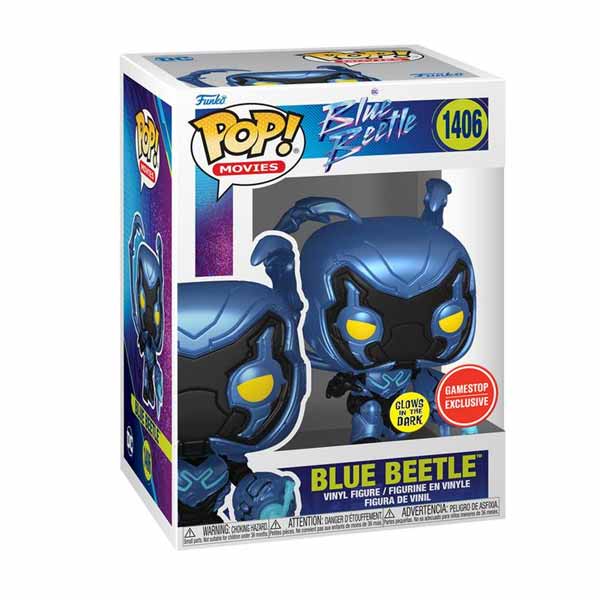 POP! Movie: Blue Beetle (DC) Gamestop Exclusive (Glows in The Dark)