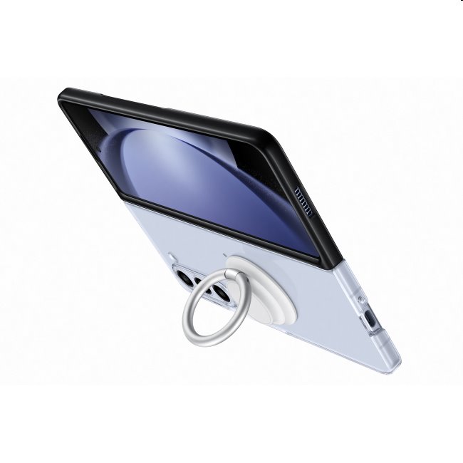Pouzdro Clear Gadget pro Samsung Galaxy Z Fold5, transparent (s odnímatelným úchytem)