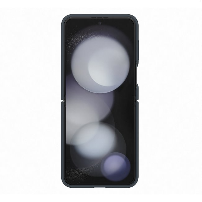 Pouzdro  Silicone Cover s držiakom na prst pre Samsung Galaxy Z Flip5, indigo