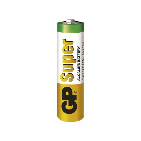 GP alkalická baterie SUPER AA (LR6) 8+4DB