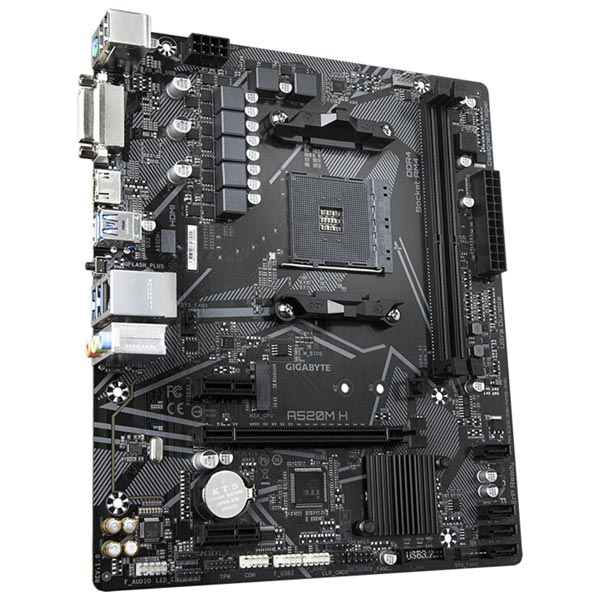 Gigabyte A520M H, AMD A520, AM4, 2xDDR4, mATX Gigabyte A520M H, AMD A520, AM4, 2xDDR4, mATX