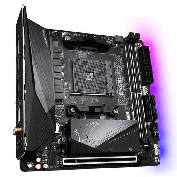 Gigabyte AORUS B550I PRO AX , AMD B550, AM4, 2xDDR4, mini-ITX
