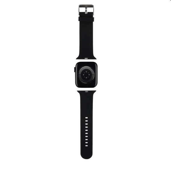 Karl Lagerfeld Karl and Choupette Head NFT řemínek pro Apple Watch 38/40mm, black