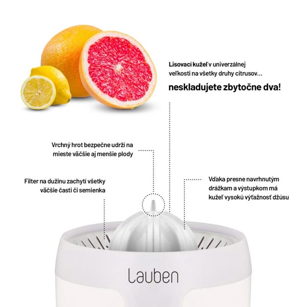 Lauben Electric Citrus Juicer 110WT Lauben Electric Citrus Juicer 110WT