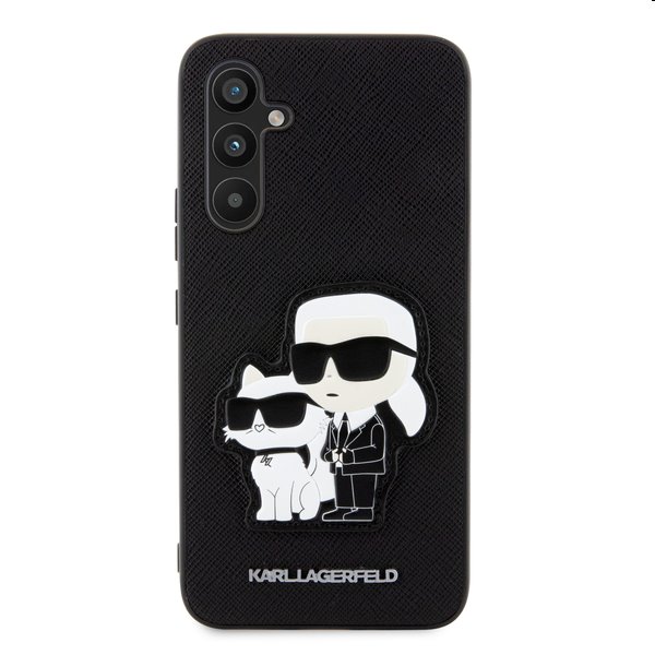 Pouzdro Karl Lagerfeld PU Saffiano Karl and Choupette NFT pro Samsung Galaxy A34 5G, černé