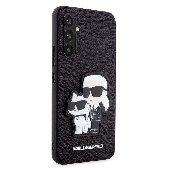Pouzdro Karl Lagerfeld PU Saffiano Karl and Choupette NFT pro Samsung Galaxy A34 5G, černé Pouzdro Karl Lagerfeld PU Saffiano Karl and Choupette NFT pro Samsung Galaxy A34 5G, černé