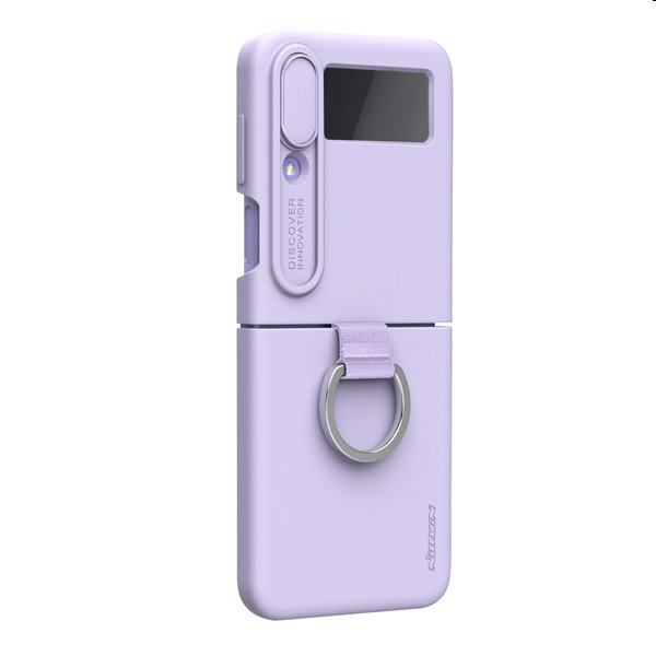 Pouzdro Nillkin CamShield Silky pro Samsung Galaxy Z Flip 4 5G, fialové Pouzdro Nillkin CamShield Silky pro Samsung Galaxy Z Flip 4 5G, fialové