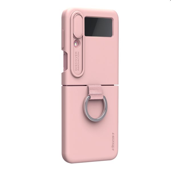 Pouzdro Nillkin CamShield Silky pro Samsung Galaxy Z Flip 4 5G, růžové