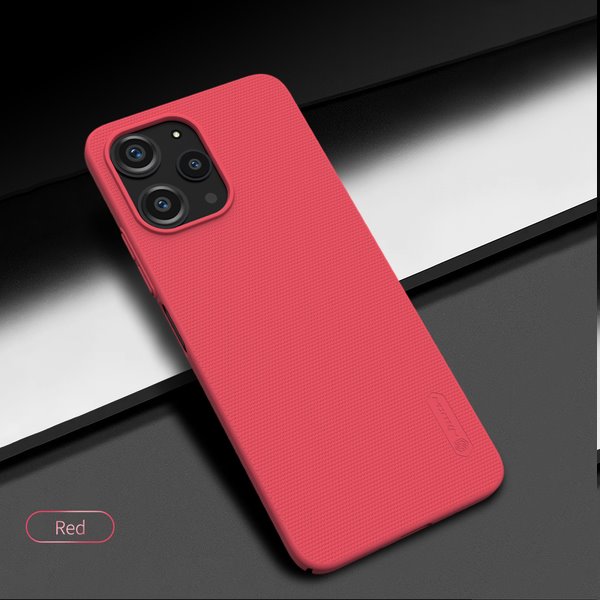 Pouzdro Nillkin Super Frosted pro Xiaomi Redmi 12 4G, červené Pouzdro Nillkin Super Frosted pro Xiaomi Redmi 12 4G, červené