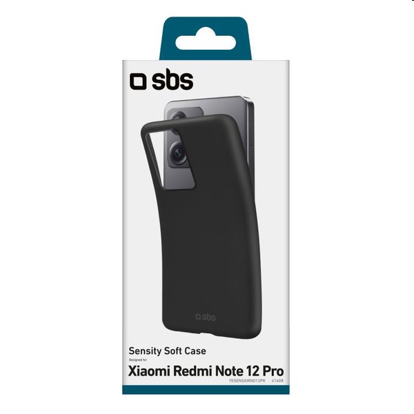 Pouzdro SBS Sensity pro Xiaomi Redmi Note 12 Pro, černé