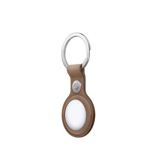 Apple AirTag FineWoven Key Ring - Taupe Apple AirTag FineWoven Key Ring - Taupe