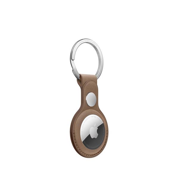 Apple AirTag FineWoven Key Ring - Taupe Apple AirTag FineWoven Key Ring - Taupe