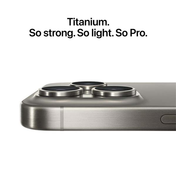 Apple iPhone 15 Pro 128GB, natural titanium