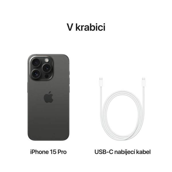 Apple iPhone 15 Pro 256GB, black titanium Apple iPhone 15 Pro 256GB, black titanium