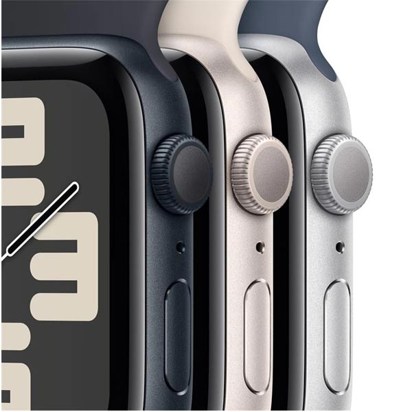 Apple Watch SE GPS 44mm Silver Aluminium Case with Storm Blue Sport Band - M/L Apple Watch SE GPS 44mm Silver Aluminium Case with Storm Blue Sport Band - M/L