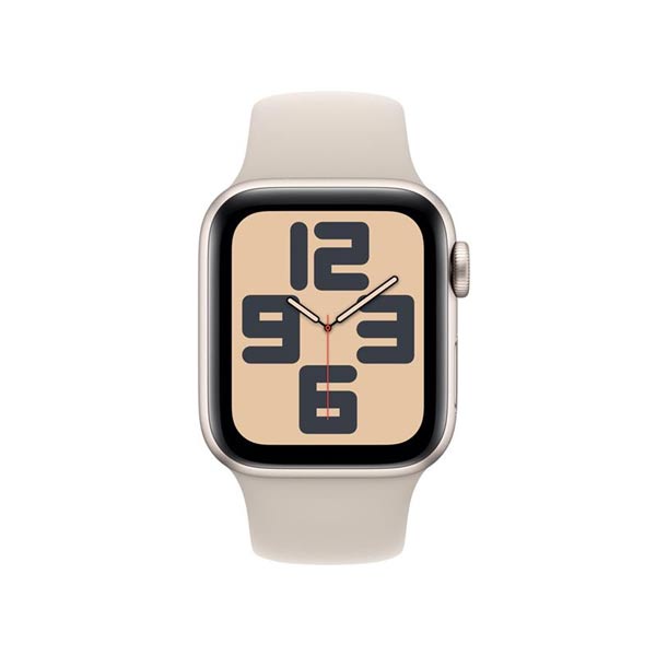 Apple Watch SE GPS 44mm Starlight Aluminium Case with Starlight Sport Band - M/L Apple Watch SE GPS 44mm Starlight Aluminium Case with Starlight Sport Band - M/L