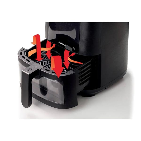 Ariete Airy Fryer 4626, horkovzdušná fritéza, černá Ariete Airy Fryer 4626, horkovzdušná fritéza, černá