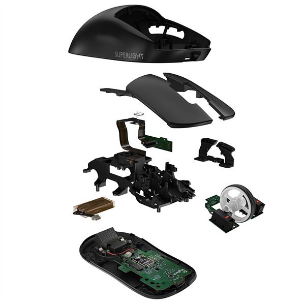 Logitech G PRO X SUPERLIGHT 2 Wireless Gaming Mouse, black Logitech G PRO X SUPERLIGHT 2 Wireless Gaming Mouse, black