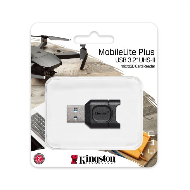 Čtečka paměťových karet Kingston MobileLite Plus, USB 3.2