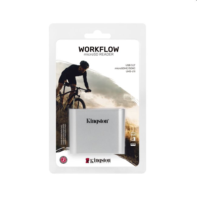 Čtečka paměťových karet Kingston Workflow, USB 3.2 Čtečka paměťových karet Kingston Workflow, USB 3.2