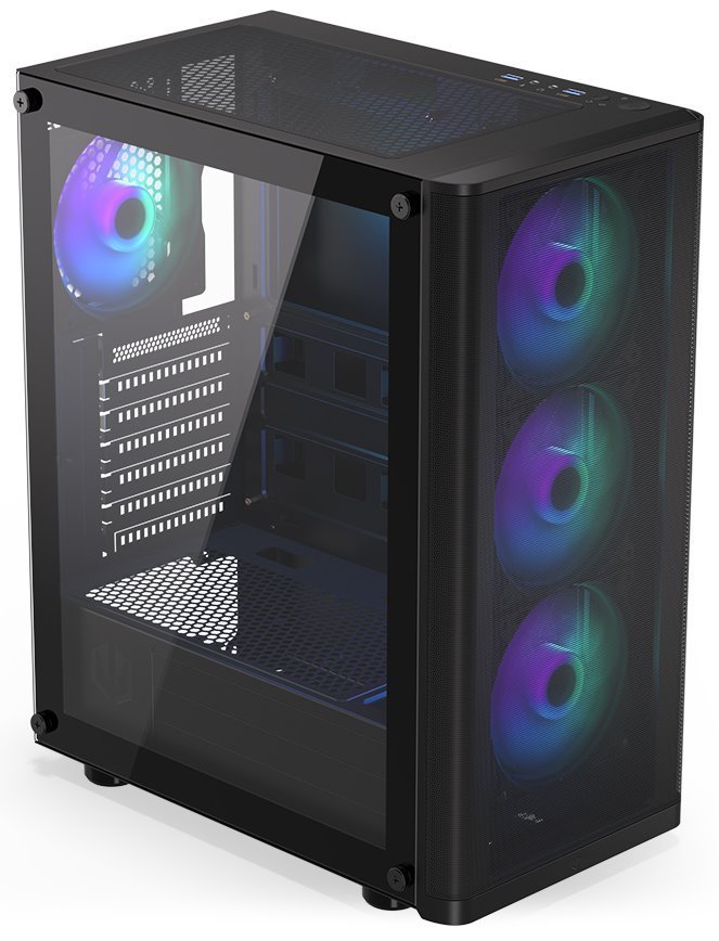 ENDORFY case Ventum 200 aRGB / 4x120mm PWM aRGB fan / 2xUSB / tvrdené sklo / černá ENDORFY case Ventum 200 aRGB / 4x120mm PWM aRGB fan / 2xUSB / tvrdené sklo / černá