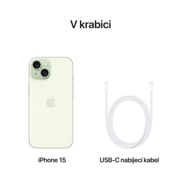 iPhone 15 128 GB zelená