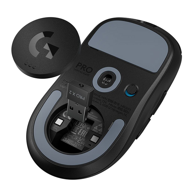 Logitech G PRO X SUPERLIGHT 2 Wireless Gaming Mouse, black