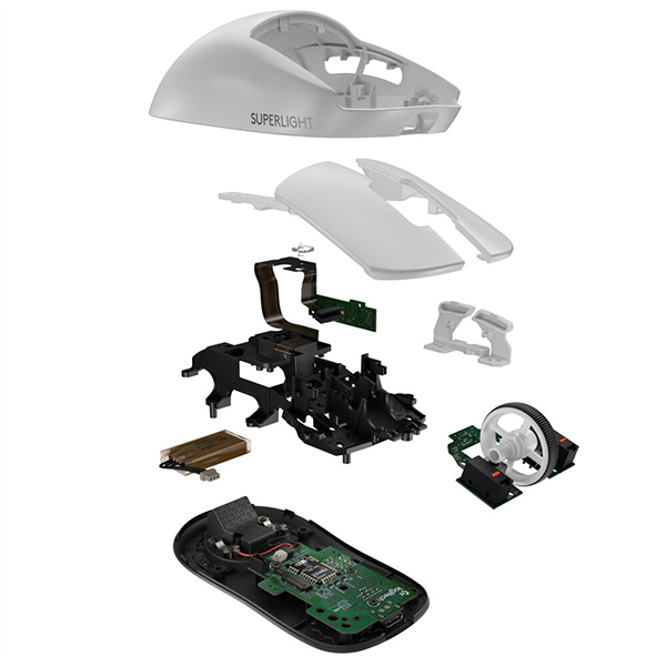 Logitech G PRO X SUPERLIGHT 2 Wireless Gaming Mouse, white