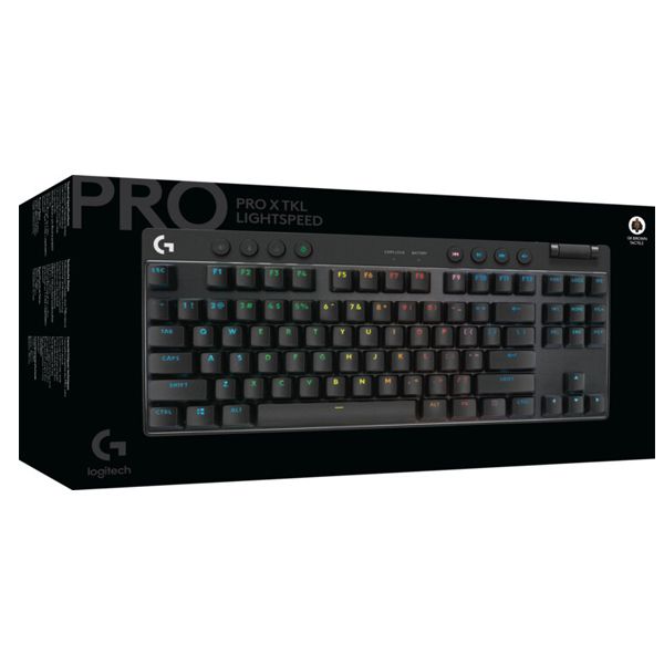 Logitech G PRO X TKL LIGHTSPEED - herná klávesnice, Tactile, černá, US Logitech G PRO X TKL LIGHTSPEED - herná klávesnice, Tactile, černá, US