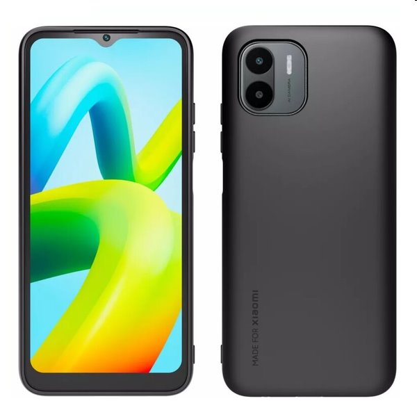Made for Xiaomi TPU pouzdro + ochranné sklo pro Xiaomi Redmi A1/A2, černé Made for Xiaomi TPU pouzdro + ochranné sklo pro Xiaomi Redmi A1/A2, černé
