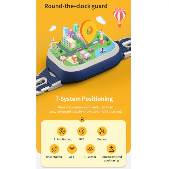 Mibro P5 smart hodinky pro děti, modré Mibro P5 smart hodinky pro děti, modré