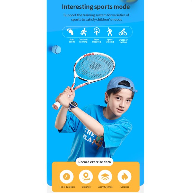 Mibro P5 smart hodinky pro děti, modré Mibro P5 smart hodinky pro děti, modré