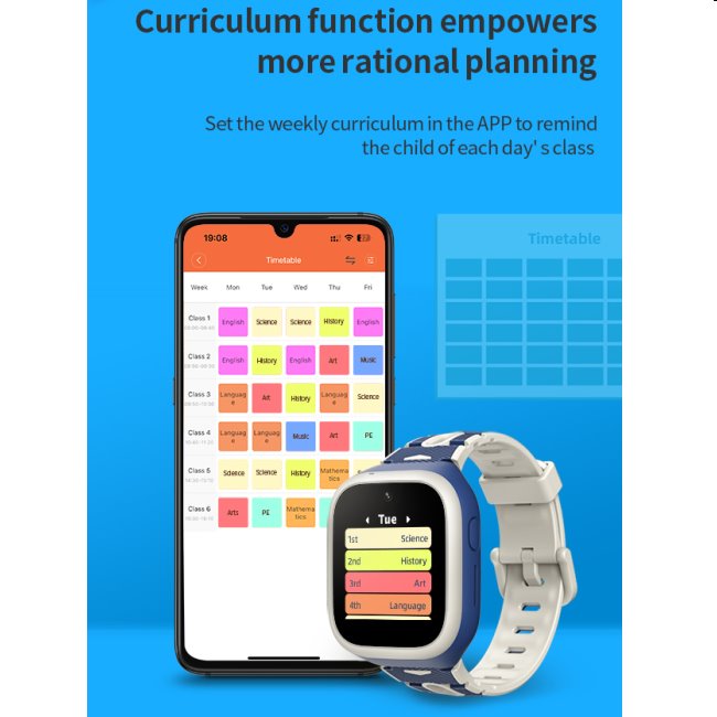 Mibro P5 smart hodinky pro děti, modré Mibro P5 smart hodinky pro děti, modré