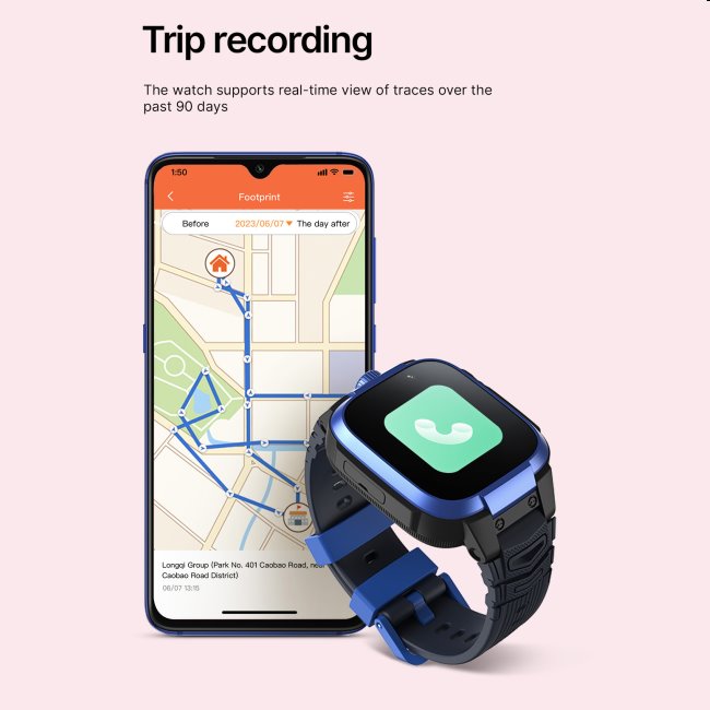 Mibro Z3 smart hodinky pro děti, růžové