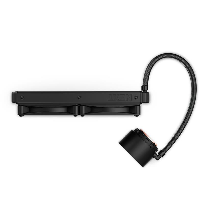 NZXT AIO liquid cooler CPU Kraken 280 ELITE / 2x140mm fan / 4-pin PWM / LCD display / black