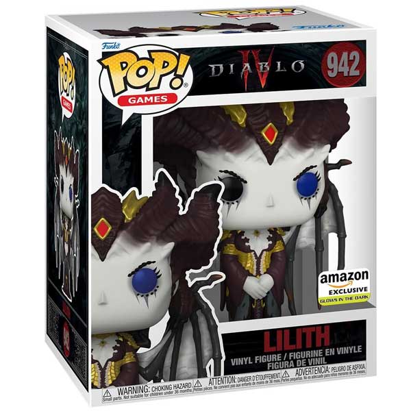 POP! Games: Lilith (Diablo 4) Amazon Exclusive (Glows in the Dark) 17 cm POP! Games: Lilith (Diablo 4) Amazon Exclusive (Glows in the Dark) 17 cm