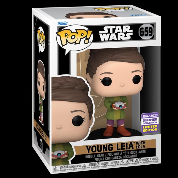 POP! Obi Wan: Young Leia (Star Wars) 2023 Summer Convention Limited Edition POP! Obi Wan: Young Leia (Star Wars) 2023 Summer Convention Limited Edition