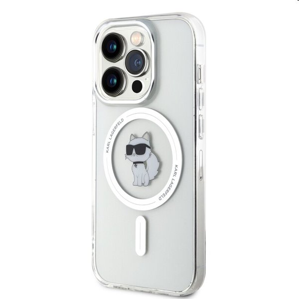 Pouzdro Karl Lagerfeld IML Choupette MagSafe pro Apple iPhone 15 Pro Max, transparentní Pouzdro Karl Lagerfeld IML Choupette MagSafe pro Apple iPhone 15 Pro Max, transparentní