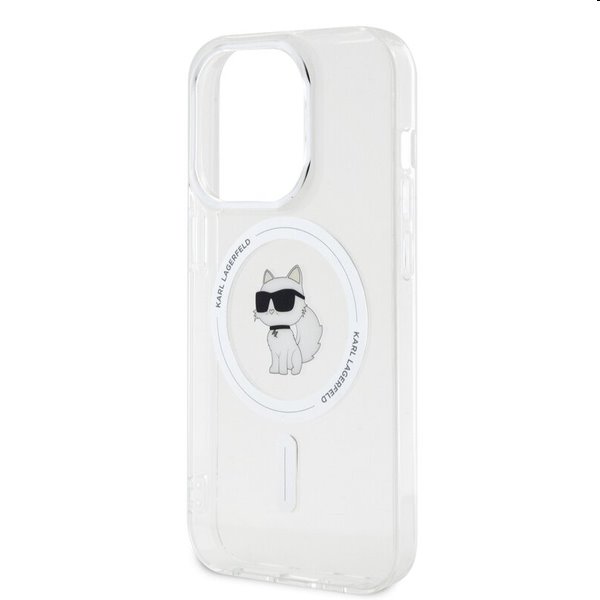 Pouzdro Karl Lagerfeld IML Choupette MagSafe pro Apple iPhone 15 Pro Max, transparentní Pouzdro Karl Lagerfeld IML Choupette MagSafe pro Apple iPhone 15 Pro Max, transparentní
