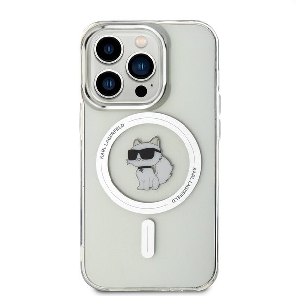 Pouzdro Karl Lagerfeld IML Choupette MagSafe pro Apple iPhone 15 Pro Max, transparentní Pouzdro Karl Lagerfeld IML Choupette MagSafe pro Apple iPhone 15 Pro Max, transparentní